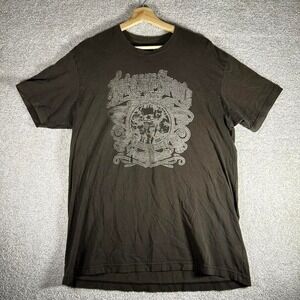 Y2K Volcom stone earth tone brown grunge skater graphic tee shirt tshirt